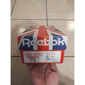 Vintage 80s‎ Reebok Freestyle Sneakers Original BOX ONLY size 7.5